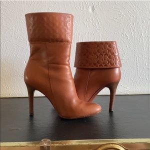 Coach booties boots